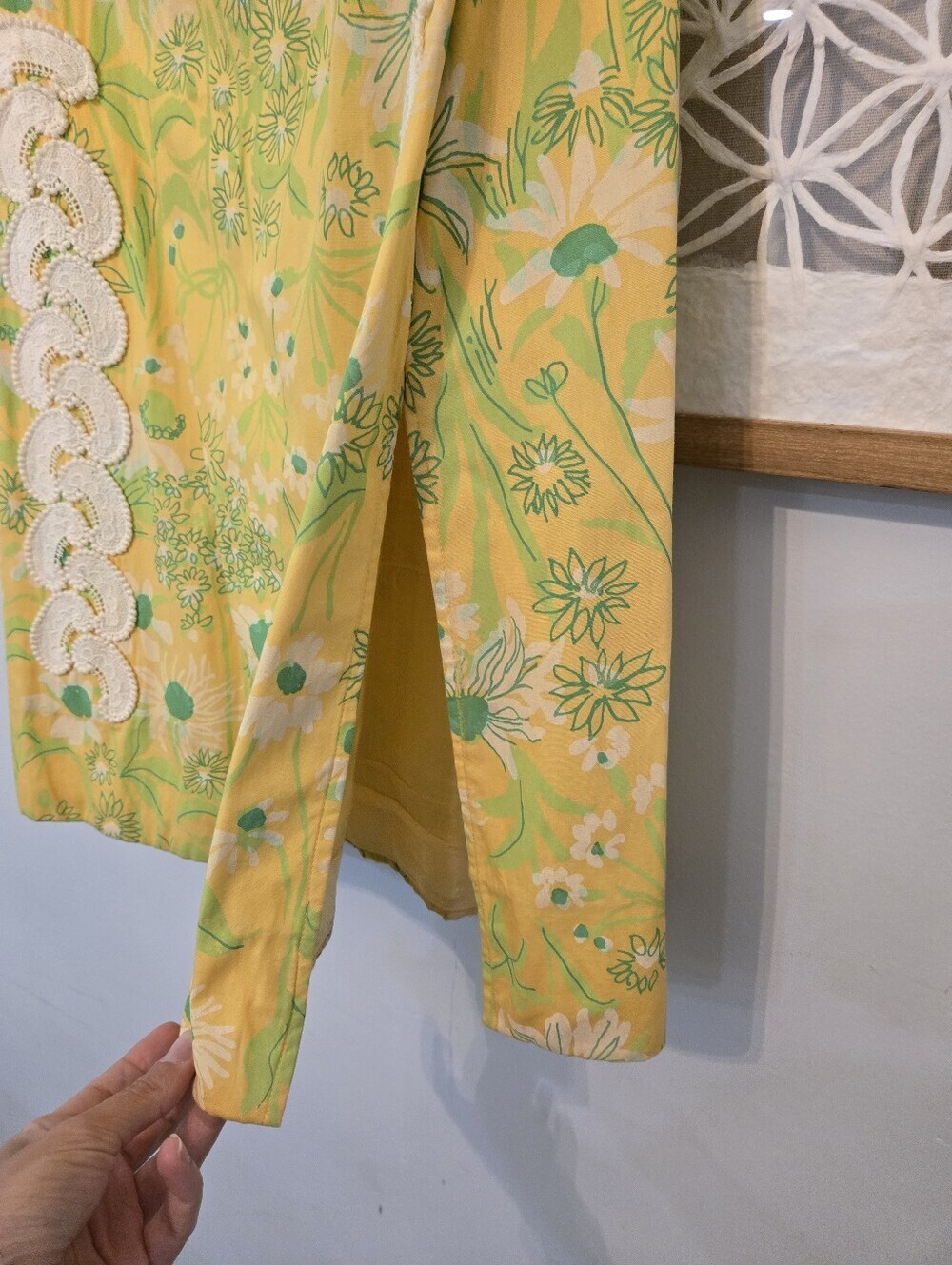 Vintage Lilly Pulitzer “The Lilly” Yellow Daisy Shift Dress 100% Cotton Mod - Picture 7 of 15